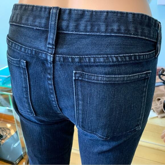 J. Crew Low Rise Stretch Skinny Jeans 26 Western Coastal Cowgirl Ranch Core - Picture 2 of 4